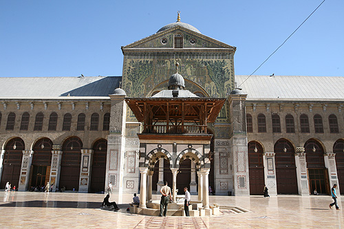 ▲시리아의 수도 다마스쿠스에 있는 성 세례 요한 교회가 이제는 이슬람 사원(Great Mosque)이 되었다. ⓒFIM국제선교회 제공